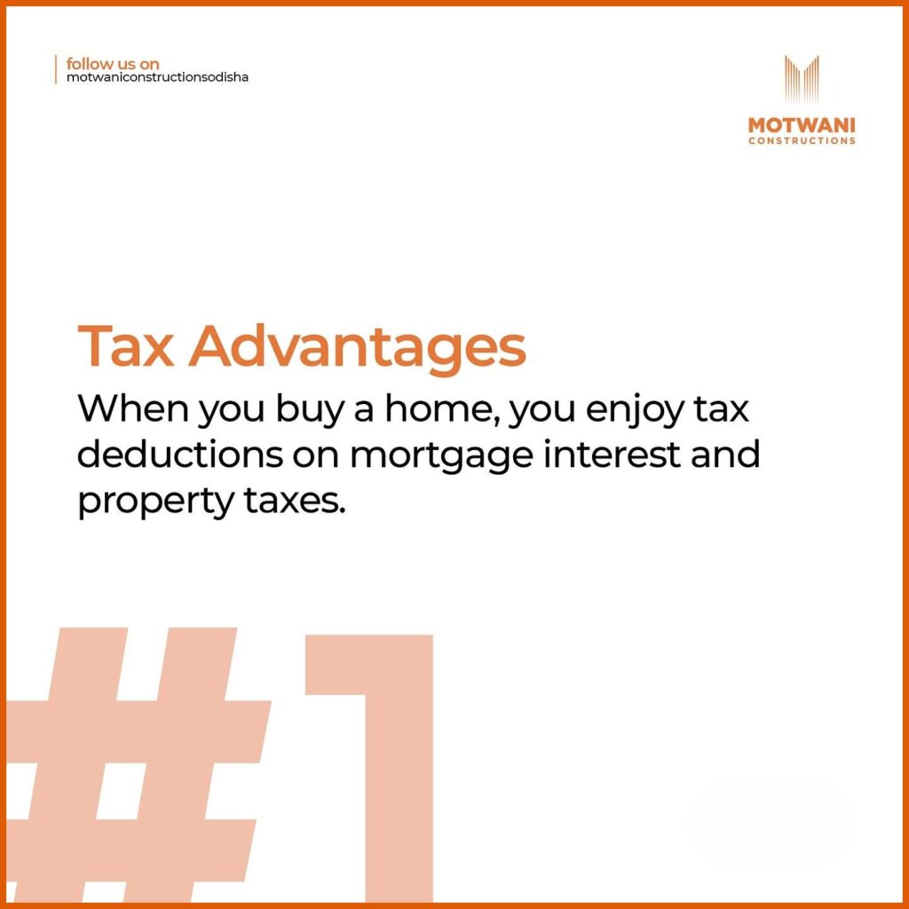 benefits of buying versus renting- Tax advantages